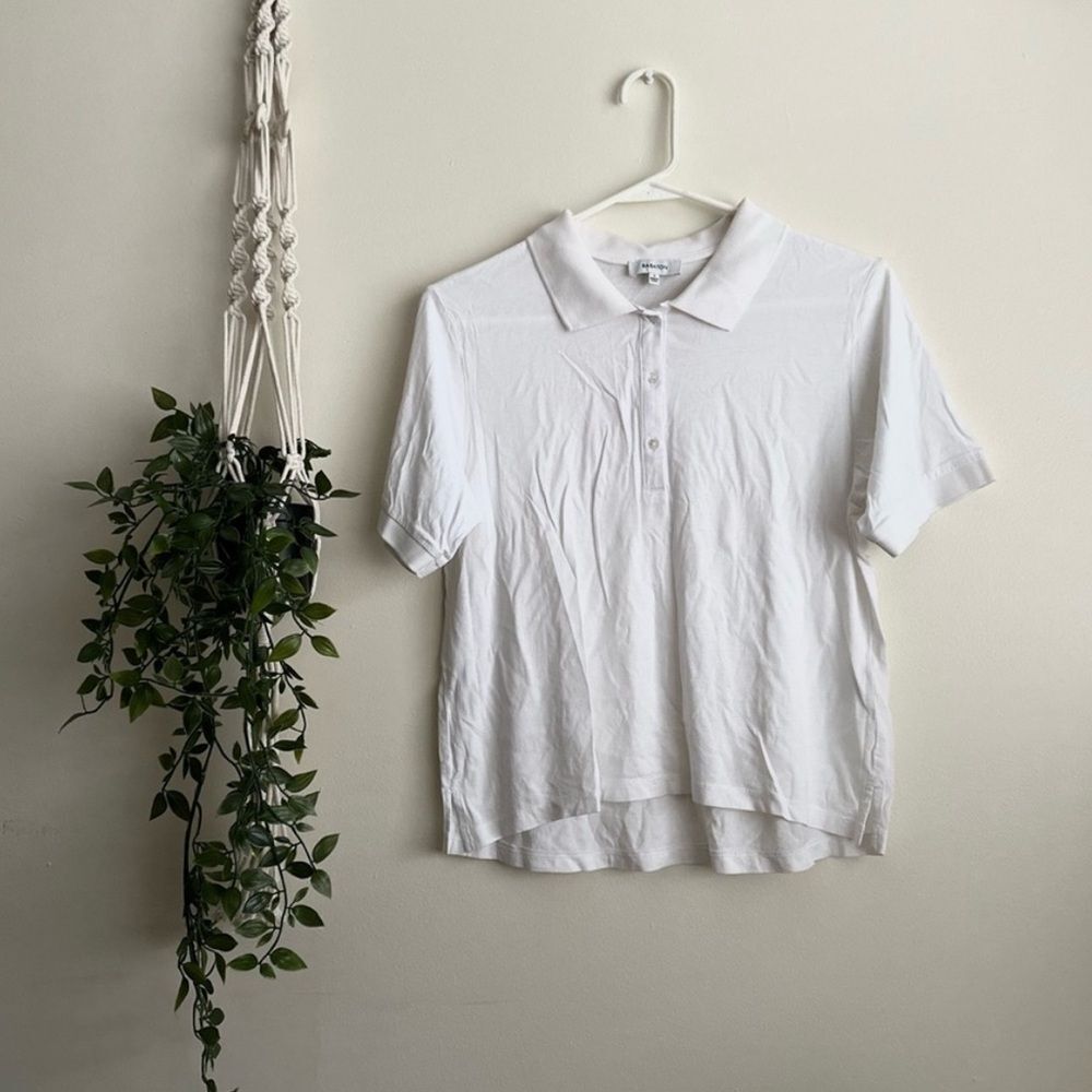 Babaton Crop Polo Top